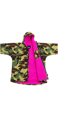 2024 Dryrobe Junior Advance Lange Mouwen Verandering Robe V3 V3KSLSDA - Camo / Pink